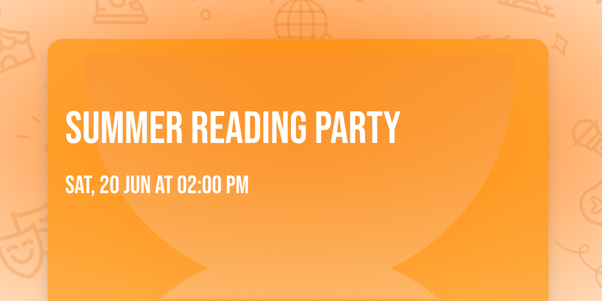 Summer Reading Party