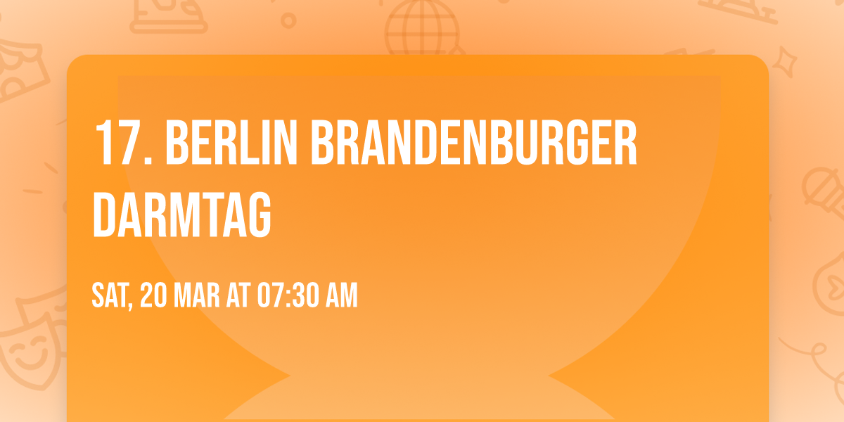 17. Berlin Brandenburger Darmtag