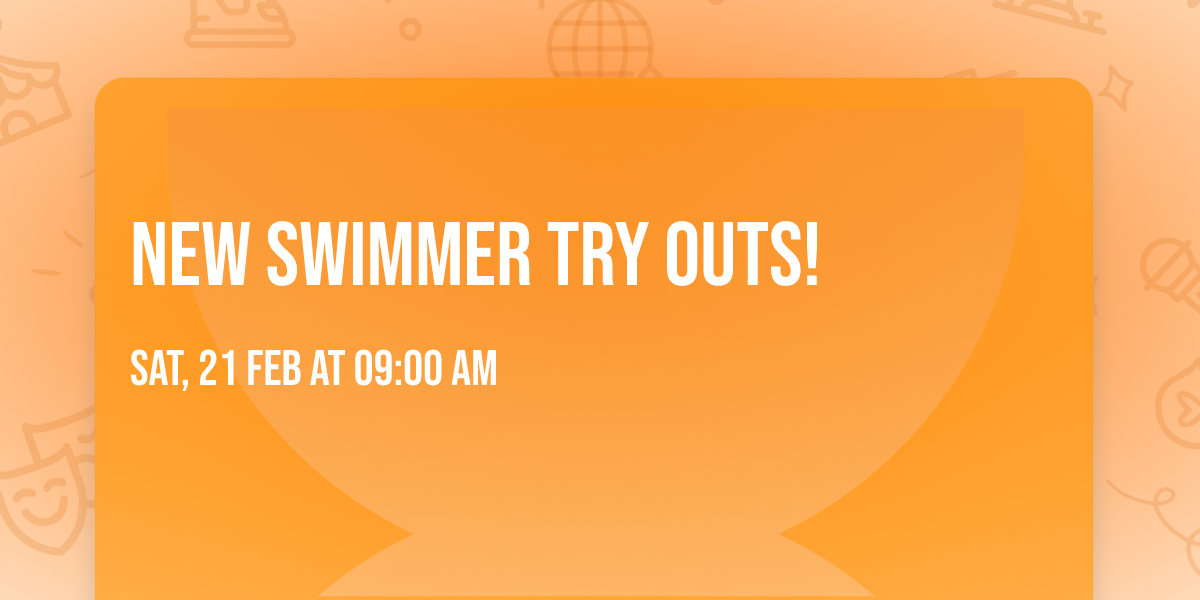 New Swimmer Try Outs!