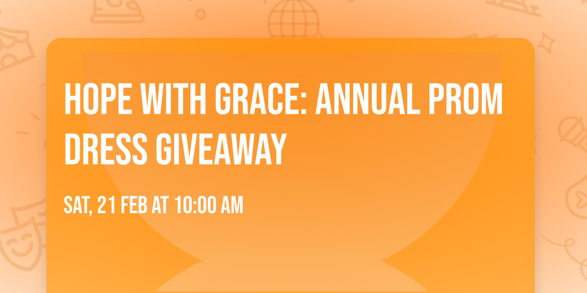 Hope With Grace: Annual Prom Dress Giveaway