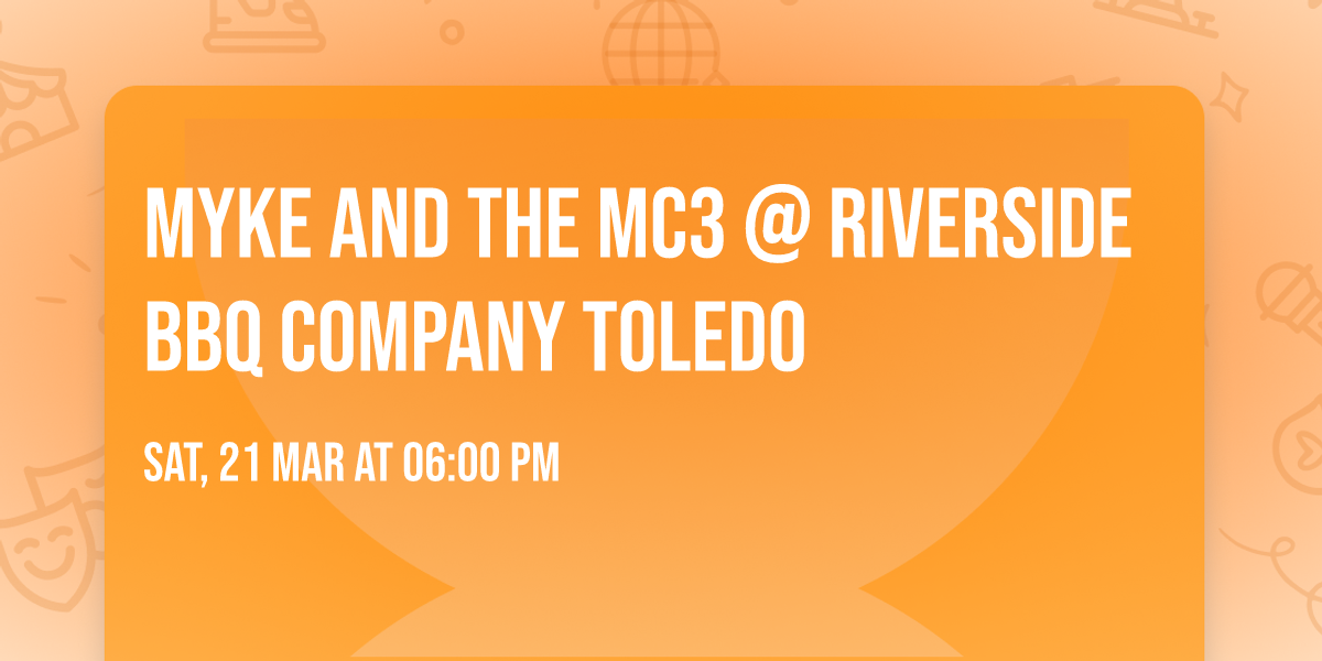 Myke and the MC3 @ Riverside BBQ Company Toledo