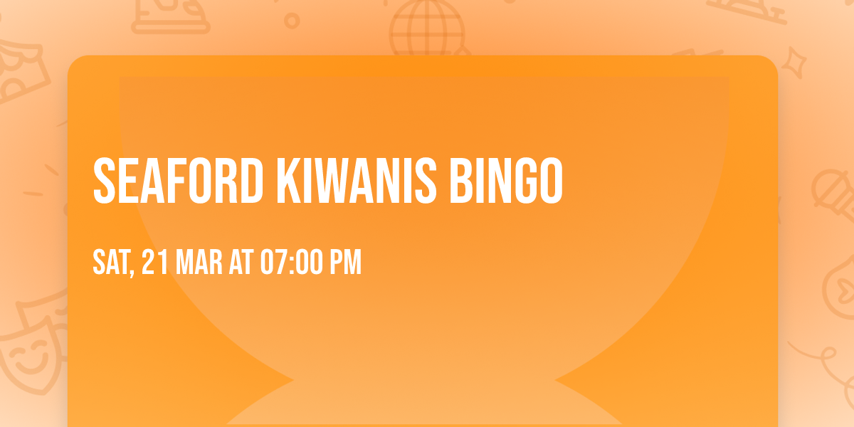 Seaford Kiwanis Bingo