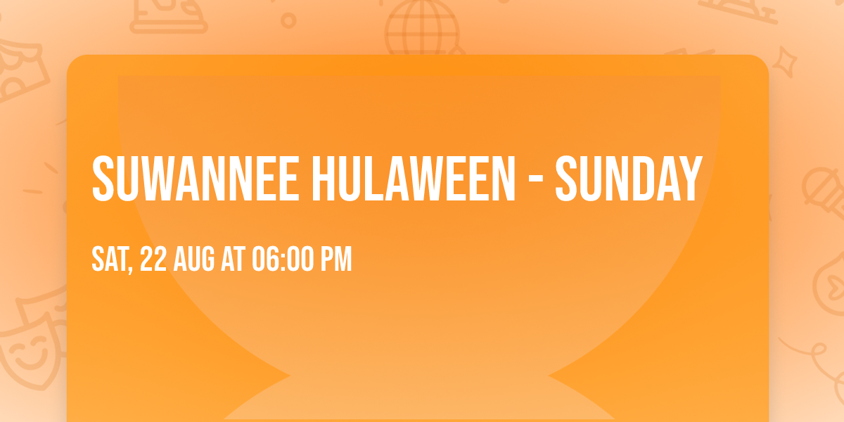 Suwannee Hulaween - Sunday