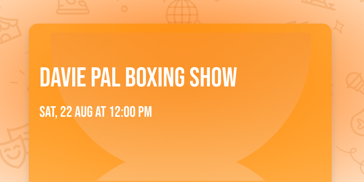 Davie PAL Boxing Show 