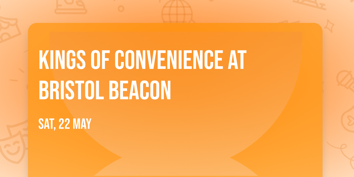 Kings of Convenience at Bristol Beacon