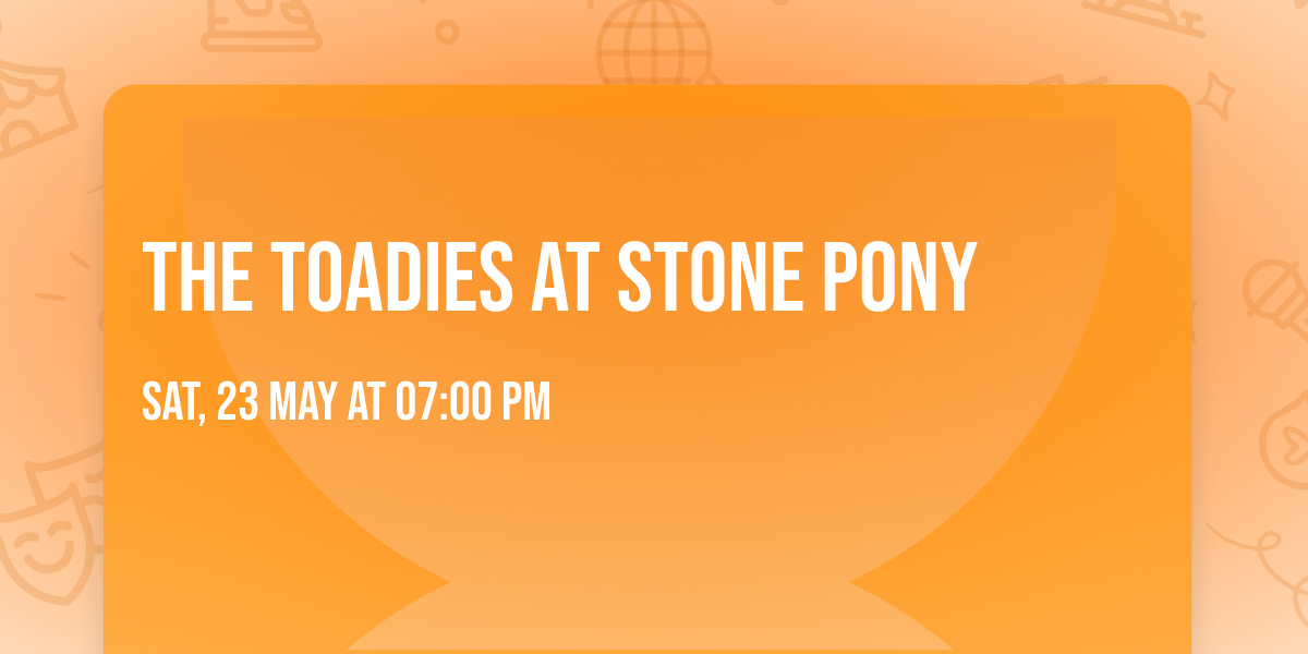 The Toadies at Stone Pony