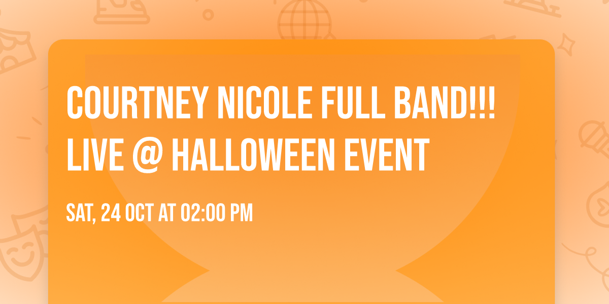 COURTNEY NICOLE FULL BAND!!! LIVE @ HALLOWEEN EVENT 
