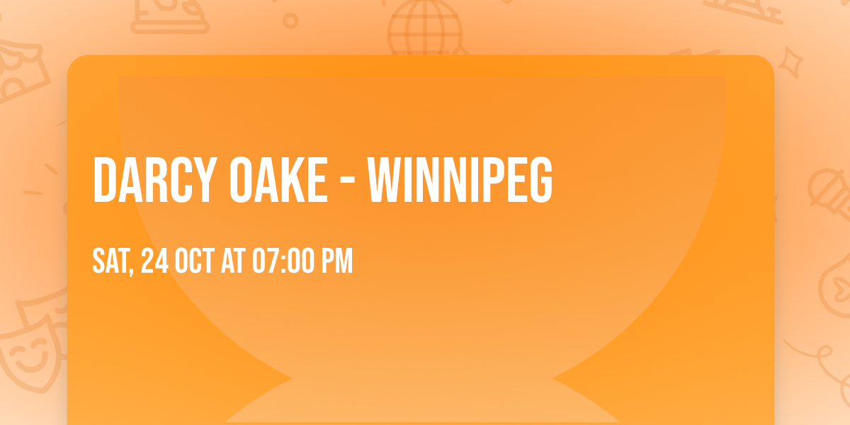 Darcy Oake - Winnipeg