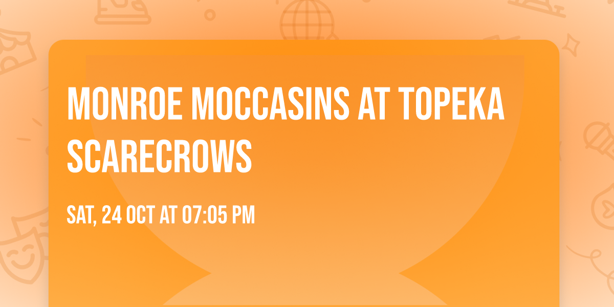 Monroe Moccasins at Topeka Scarecrows
