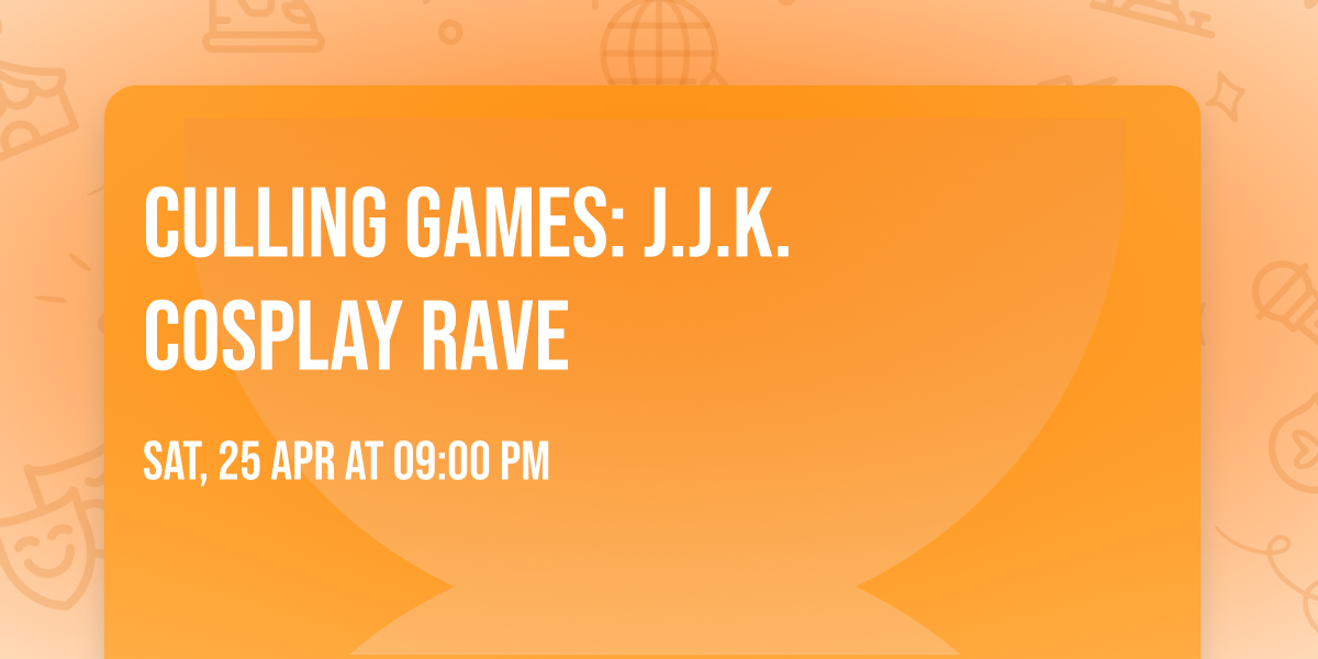 Culling Games: J.J.K. Cosplay Rave