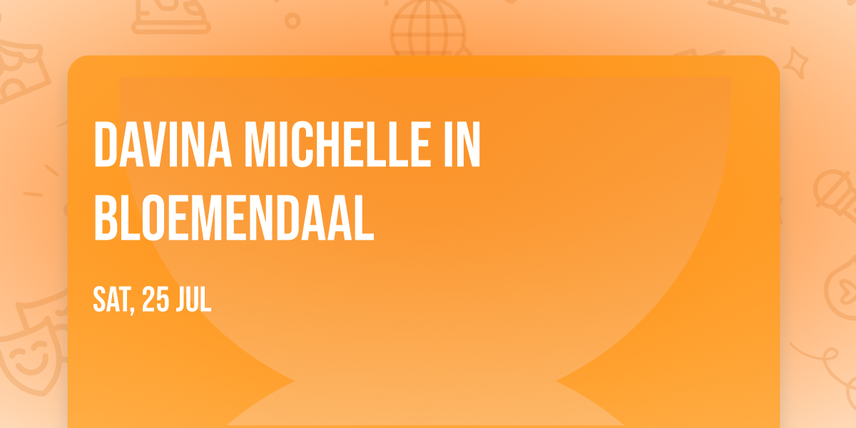 Davina Michelle in Bloemendaal