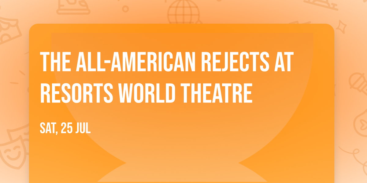 The All-American Rejects at Resorts World Theatre