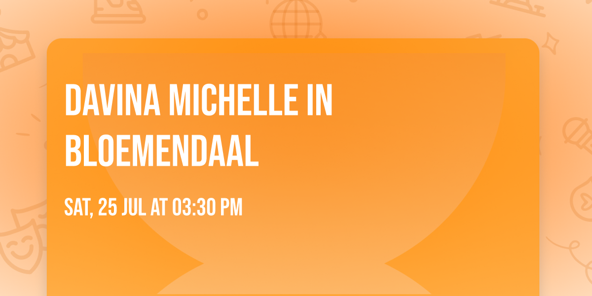 Davina Michelle in Bloemendaal