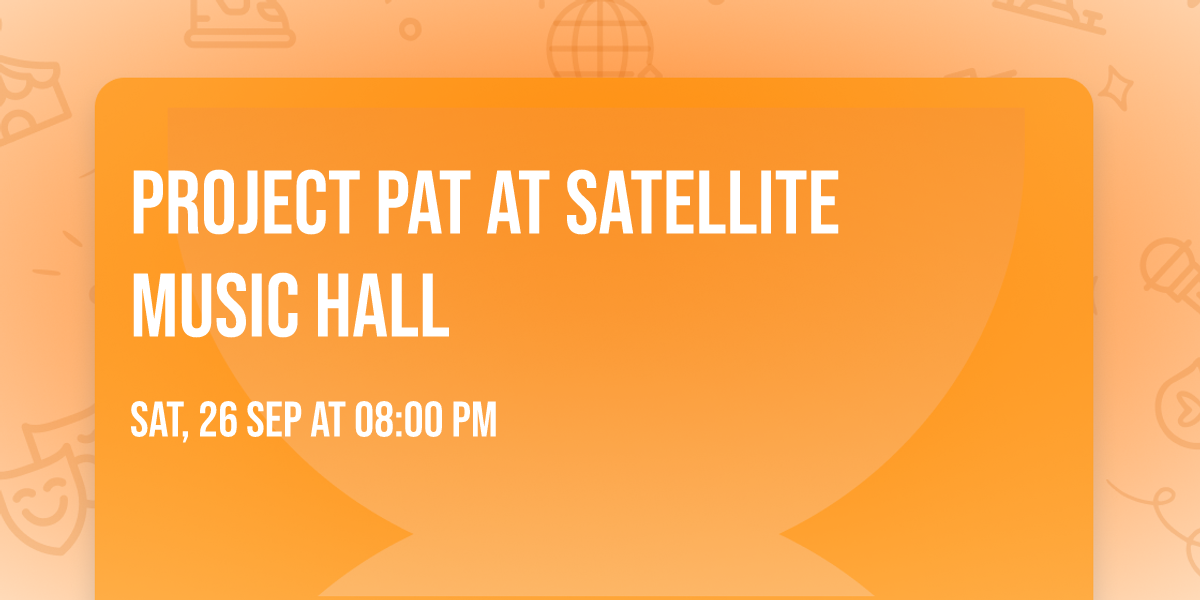 Project Pat at Satellite Music Hall