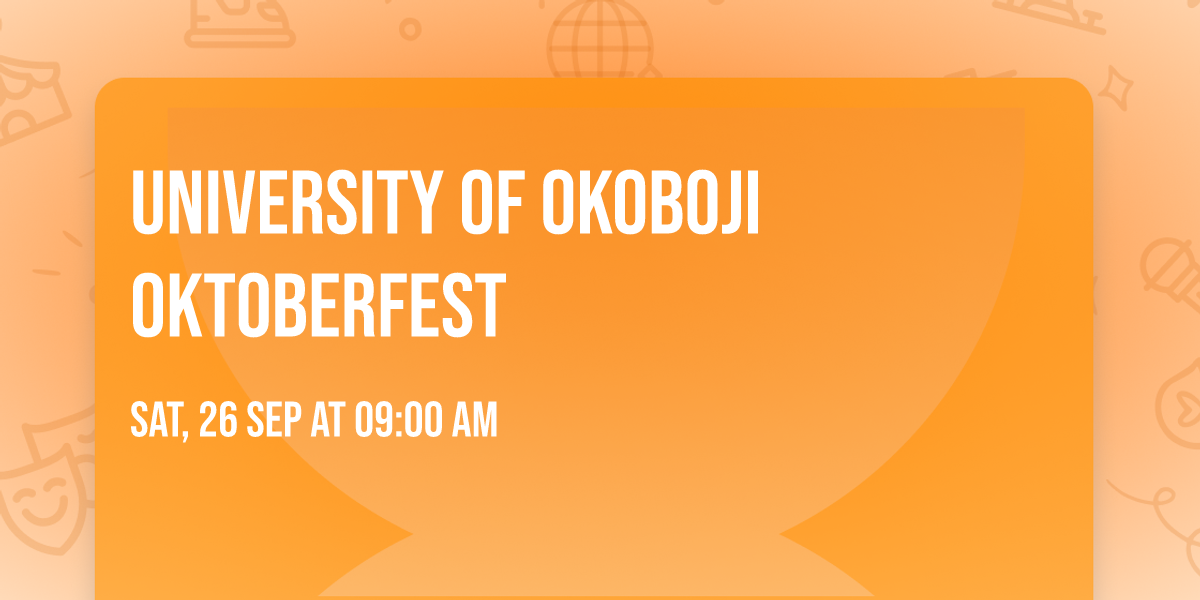 University of Okoboji Oktoberfest 