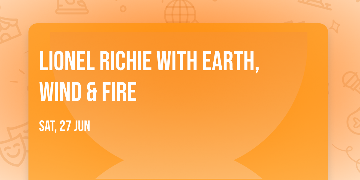 Lionel Richie with Earth, Wind & Fire