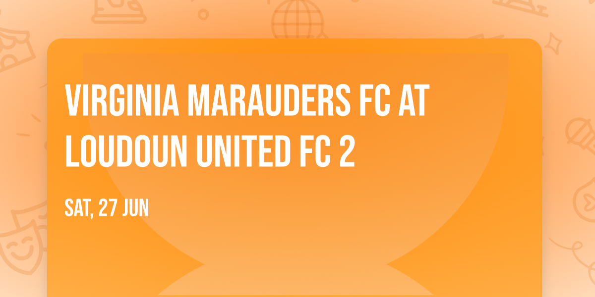 Virginia Marauders FC at Loudoun United FC 2