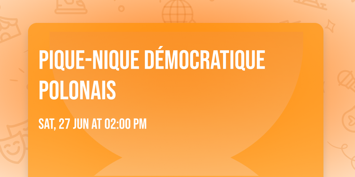 Pique-nique d\u00e9mocratique polonais