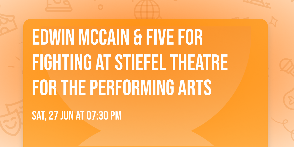 Edwin McCain & Five for Fighting at Stiefel Theatre For The Performing Arts