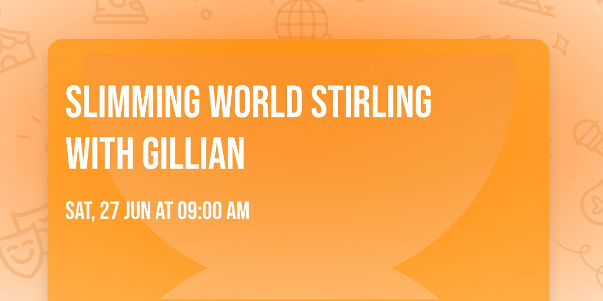 Slimming world  Stirling with Gillian