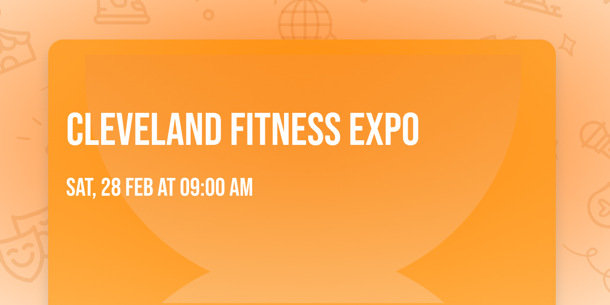 Cleveland Fitness Expo 