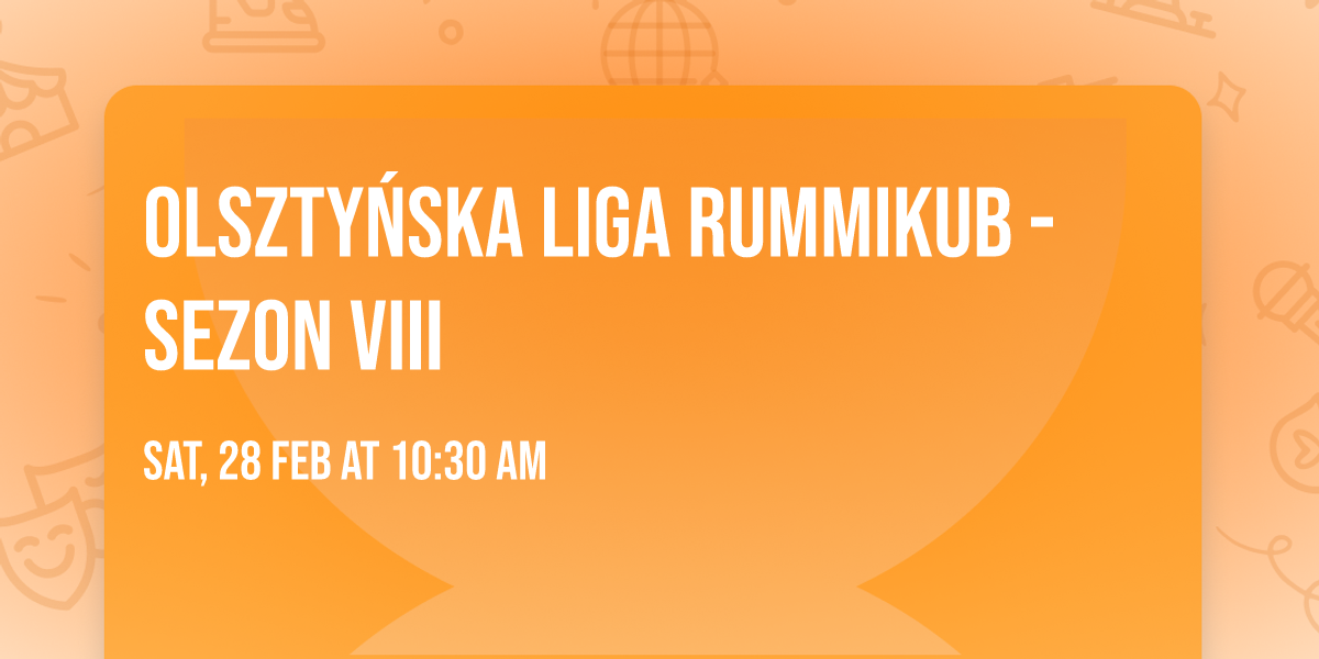 Olszty\u0144ska Liga Rummikub - sezon VIII