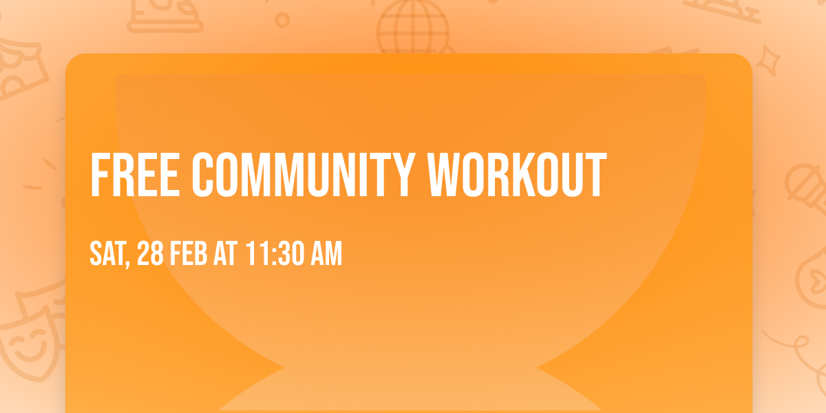 Free Community Workout