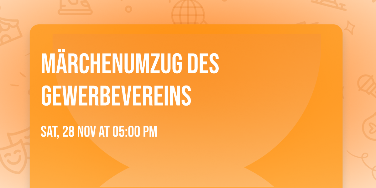 M\u00e4rchenumzug des Gewerbevereins