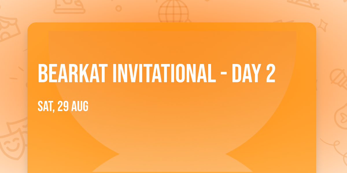 Bearkat Invitational - Day 2