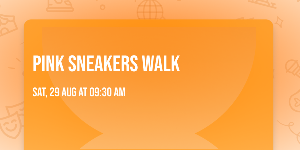 Pink Sneakers Walk