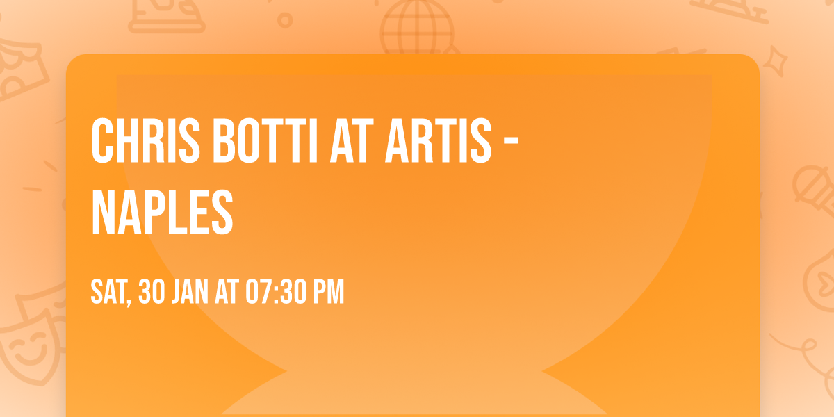 Chris Botti at Artis - Naples