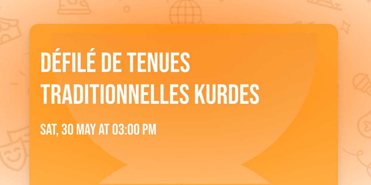 D\u00e9fil\u00e9 de tenues traditionnelles kurdes