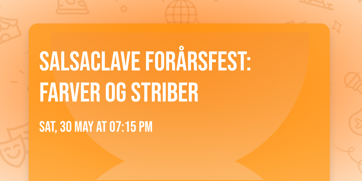 Salsaclave for\u00e5rsfest: Farver og Striber
