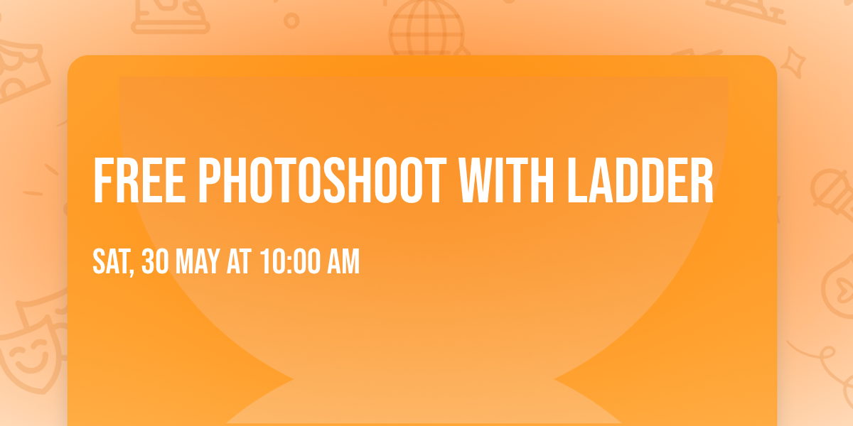 FREE  Photoshoot with Ladder