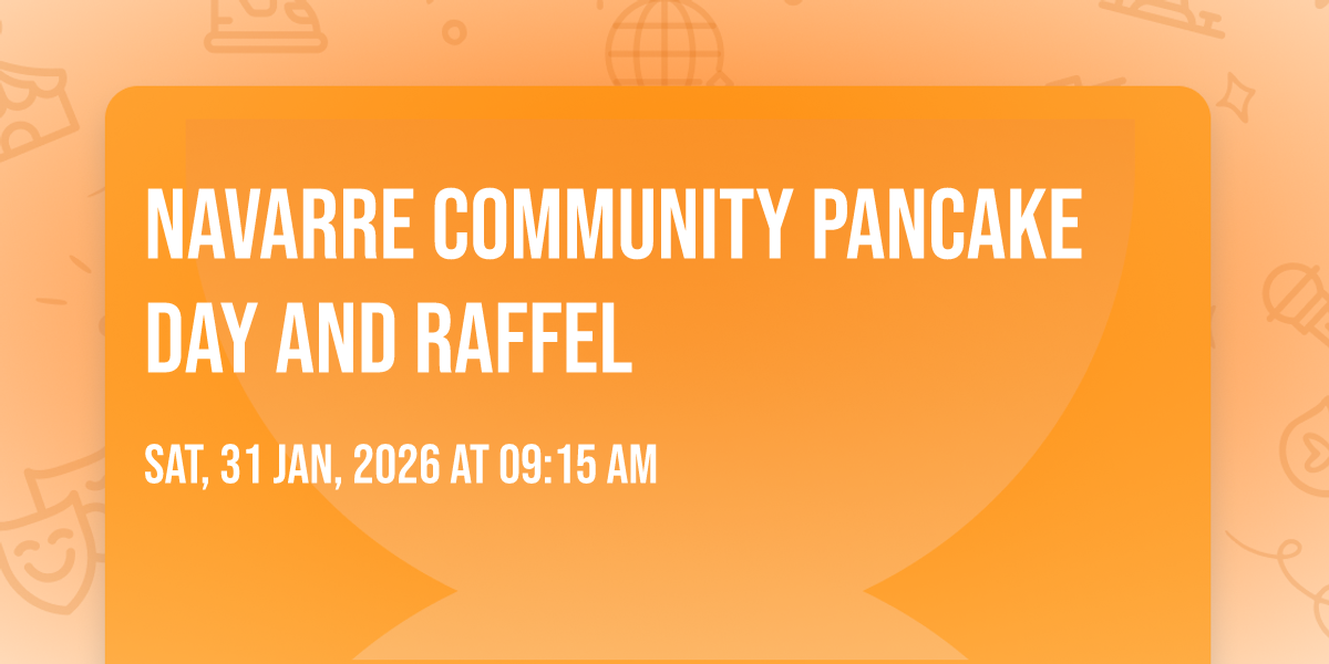 Navarre Community Pancake Day and Raffel