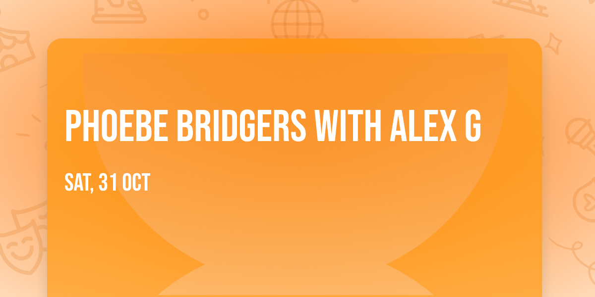 Phoebe Bridgers with Alex G