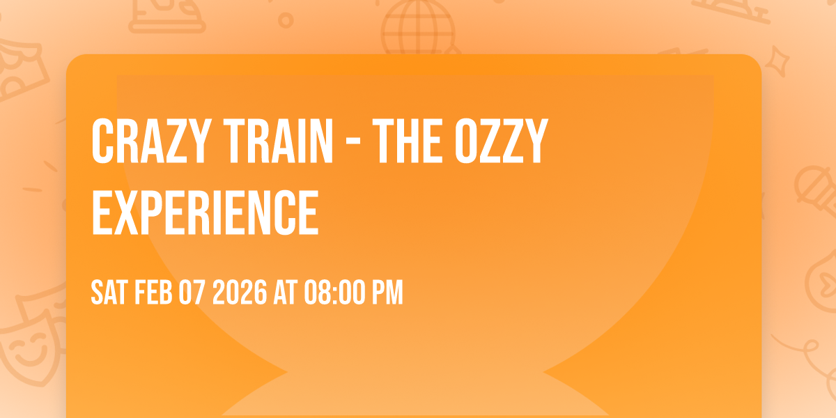 Crazy Train - The Ozzy Experience