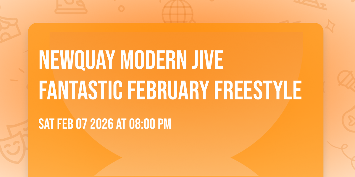 Newquay Modern jive fantastic February freestyle 