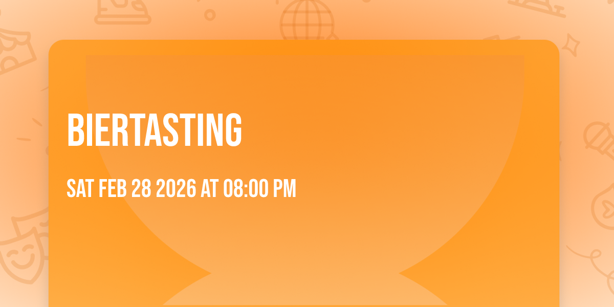 Biertasting