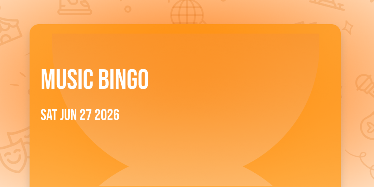 Music Bingo