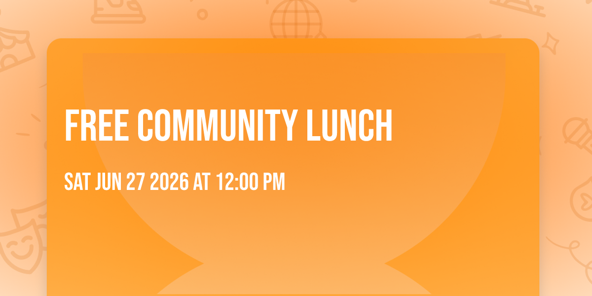 Free Community Lunch
