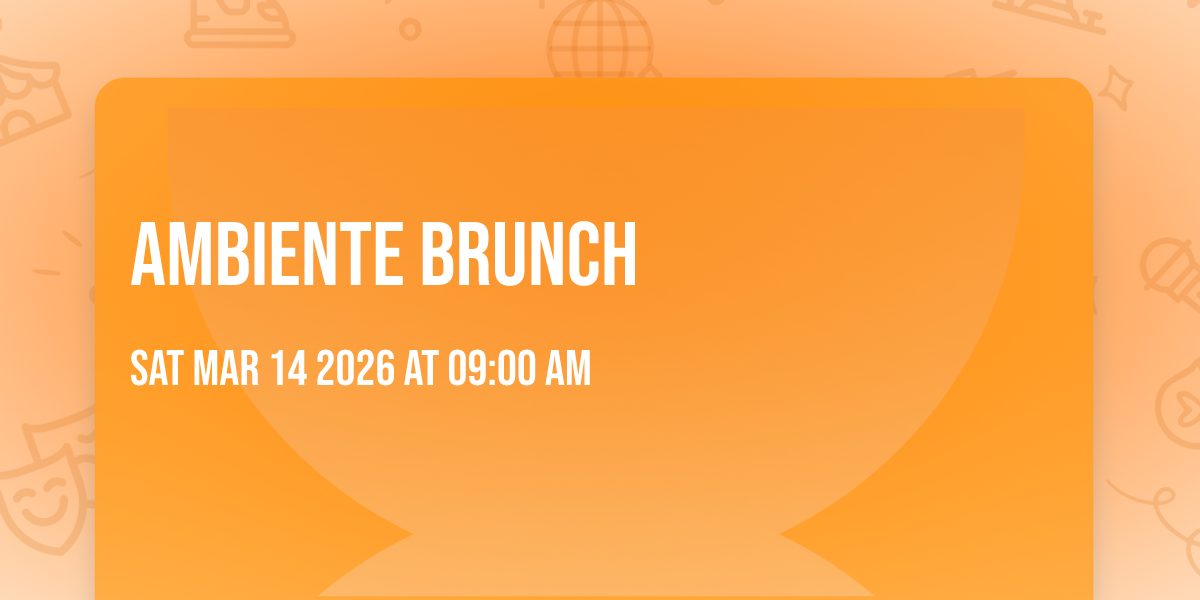 Ambiente Brunch 