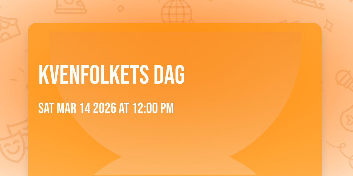 Kvenfolkets dag 😊