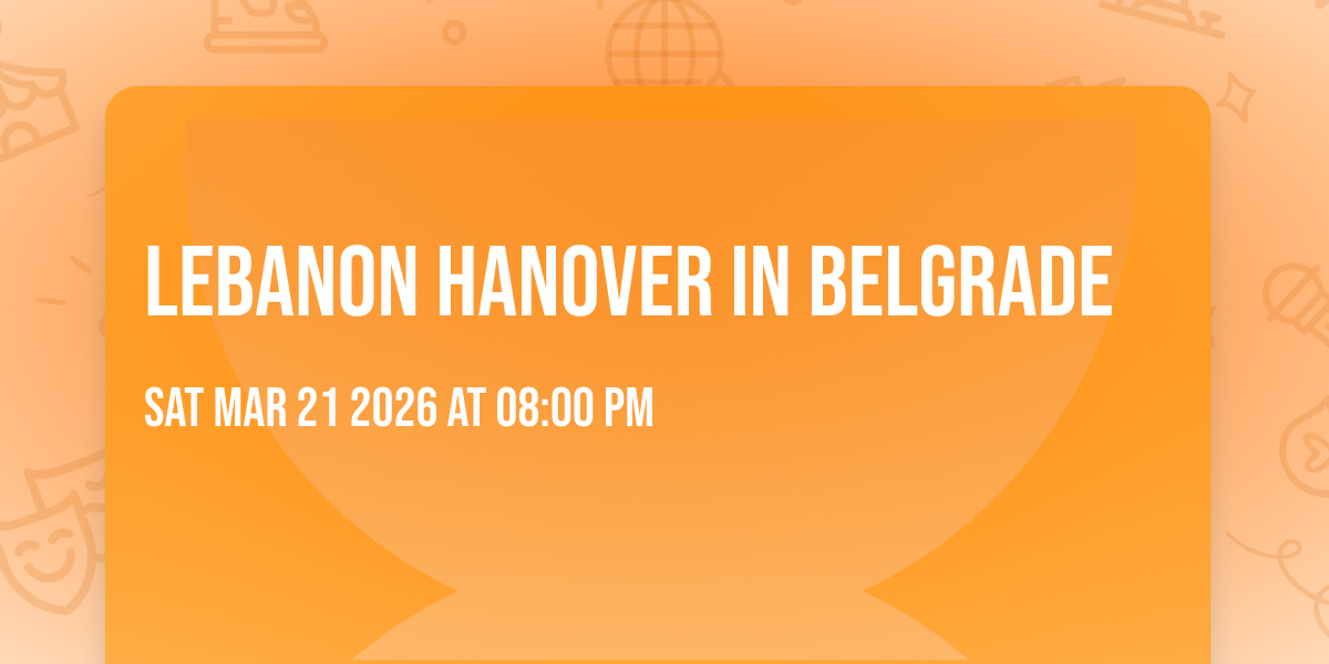 Lebanon Hanover in Belgrade