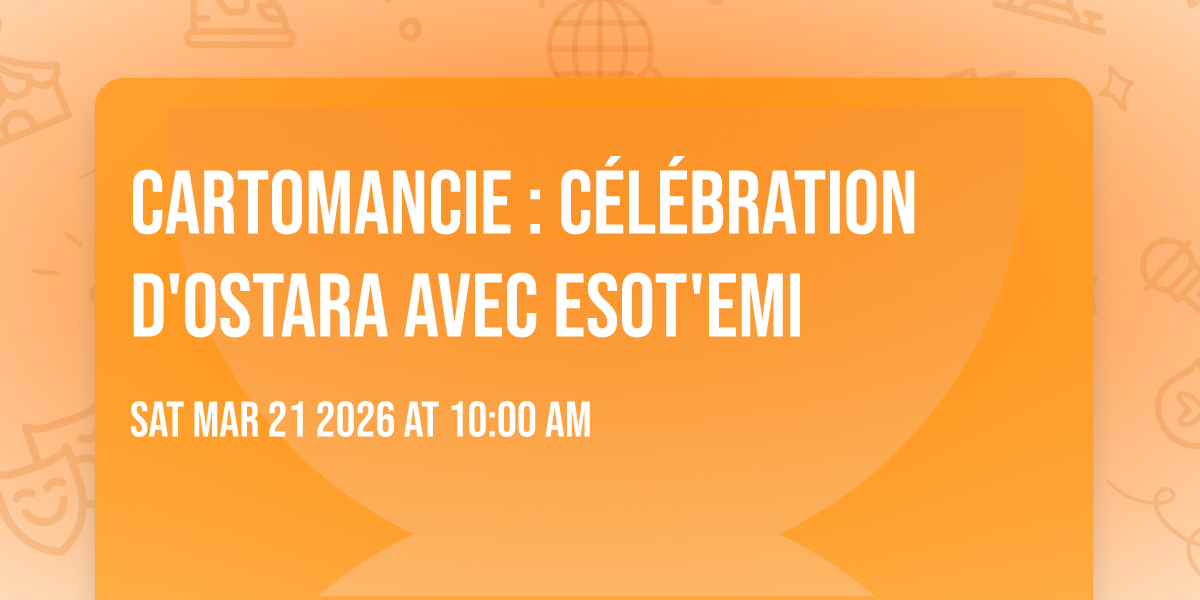 ❤️🧙🏻‍♂️ Cartomancie : Célébration d'Ostara avec Esot'Emi ❤️🌜