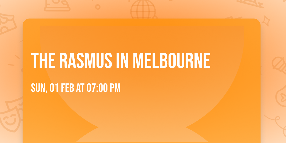 The Rasmus in Melbourne