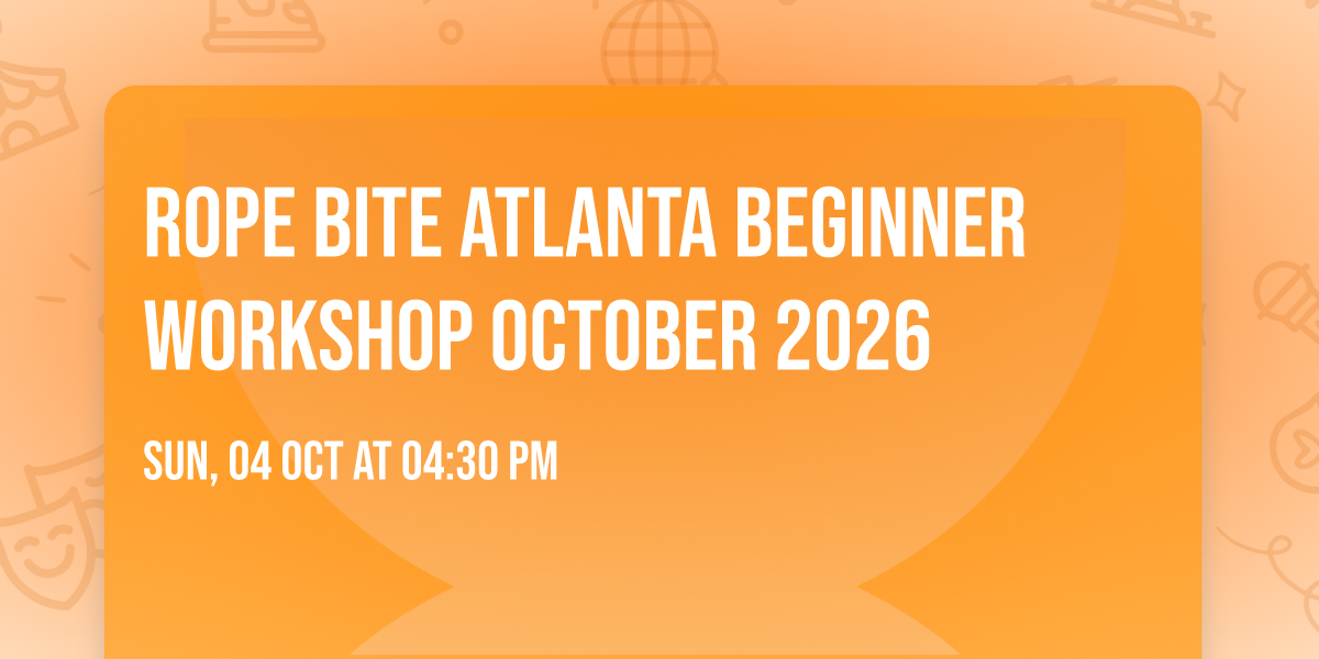 Rope Bite Atlanta Beginner Workshop October 2026