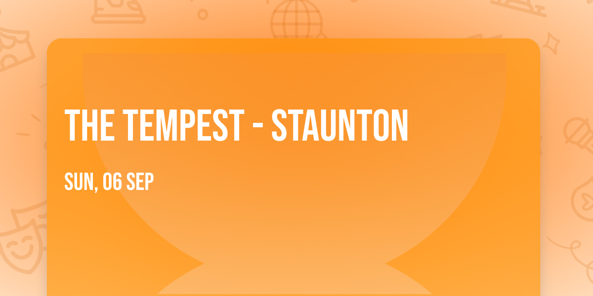 The Tempest - Staunton