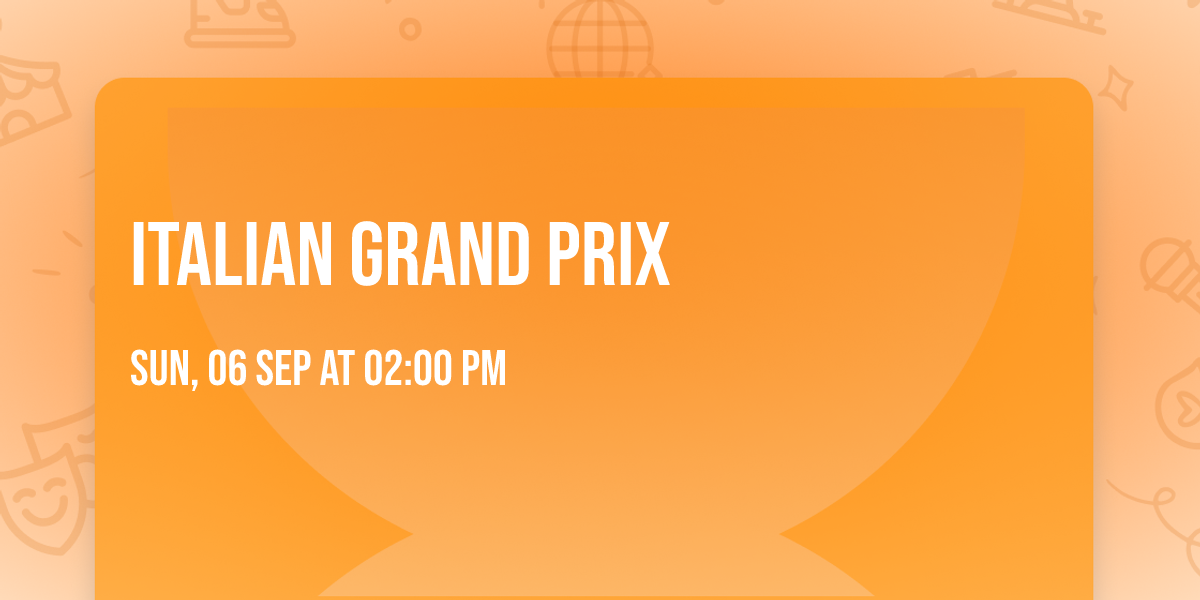Italian grand prix 