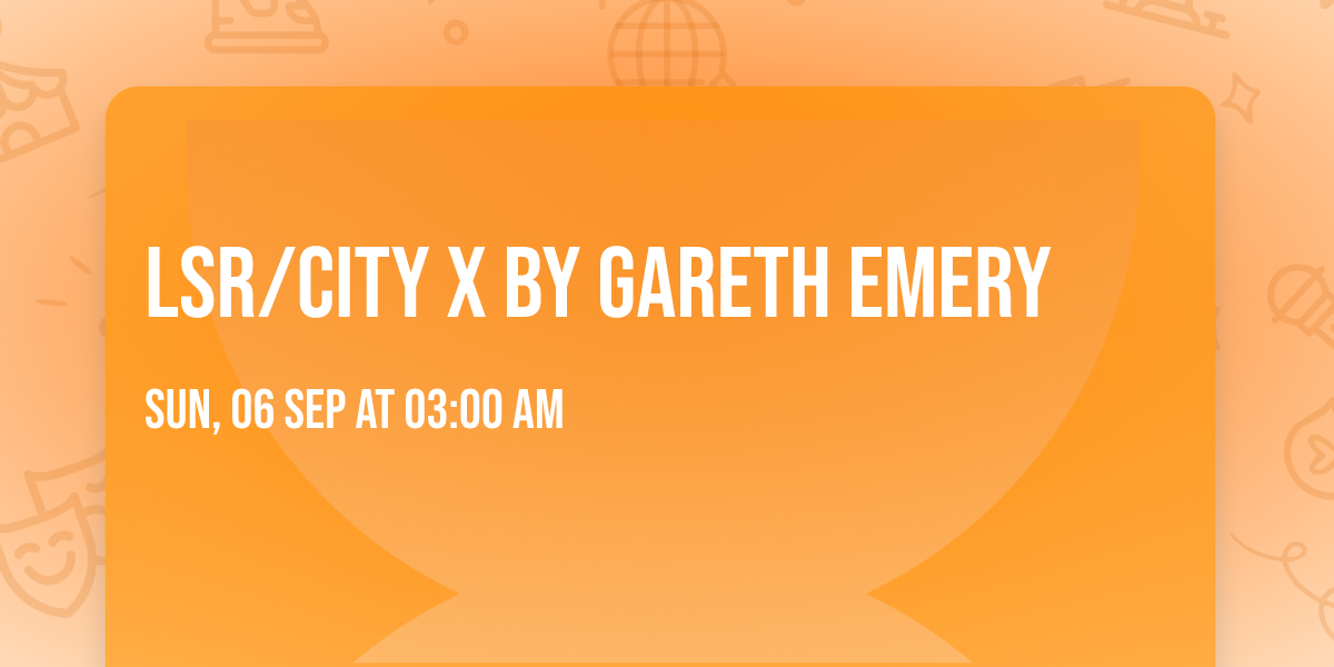 LSR\/CITY X by Gareth Emery